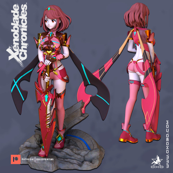  3D打印Pyra Xenoblade Wing 