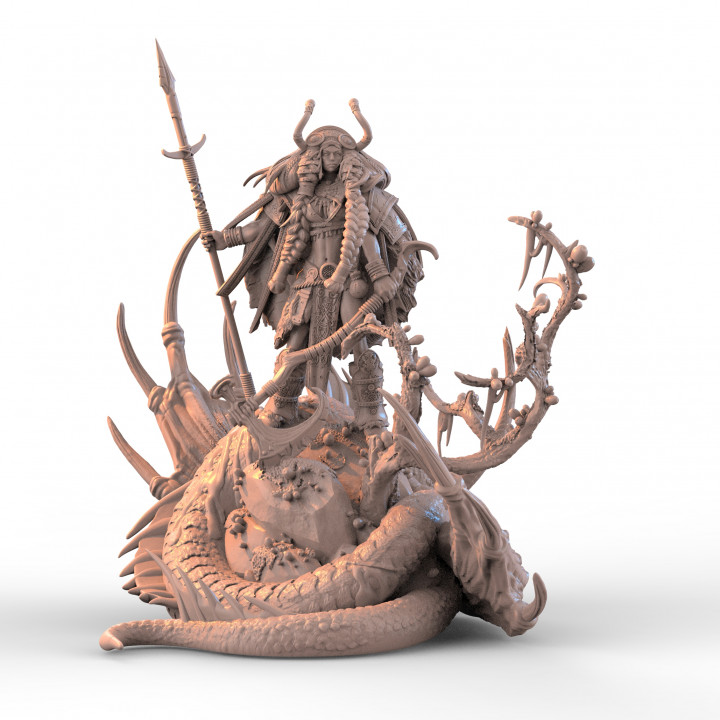   3D printable skeleton - Dragon Knight