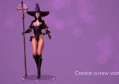 Kind Witch - Game Ready  MMORPG 巫女角色-虚幻资源