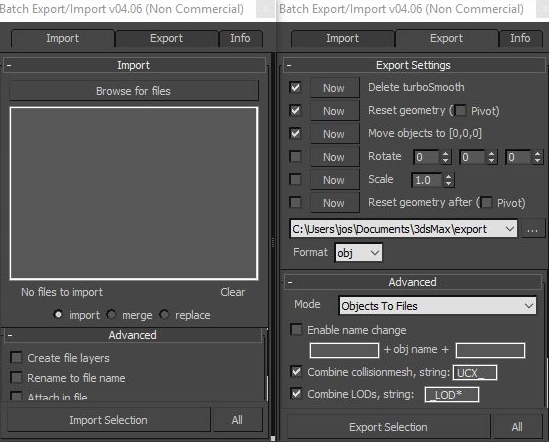 3dmax批量导出/导入 3dmax 插件 第1张