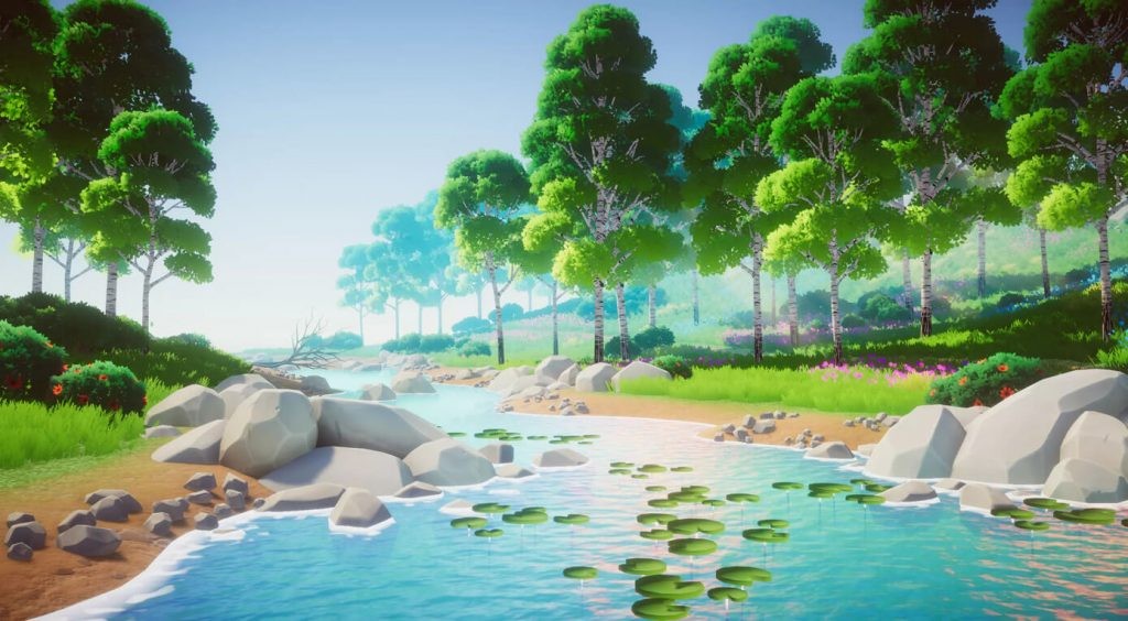  Unity dreamlike scene - AZURE Nature1.1.1picture